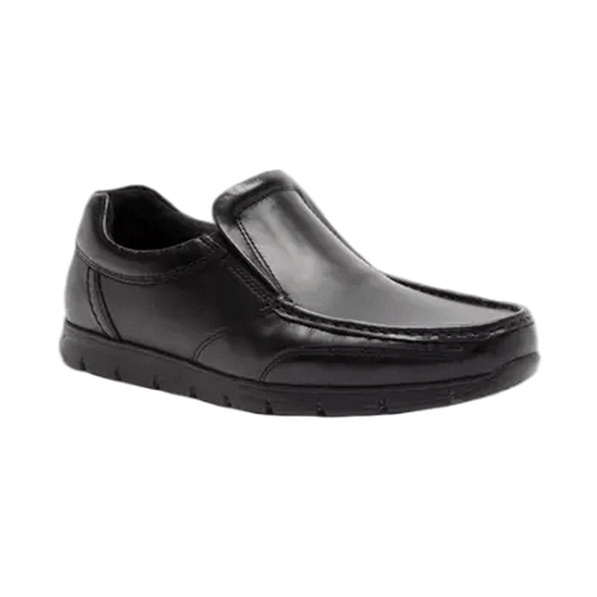 Black - Front - RedTape Mens Dalton Leather Loafers