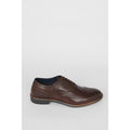 Brown - Front - Robinson Mens Wingtip Leather Brogues