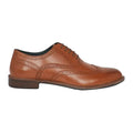 Tan - Front - Robinson Mens Wingtip Leather Brogues