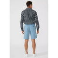 Blue - Back - Maine Mens Casual Shorts