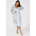 Multicoloured - Side - Debenhams Womens-Ladies Rerooted Floral Satin Midi Robe