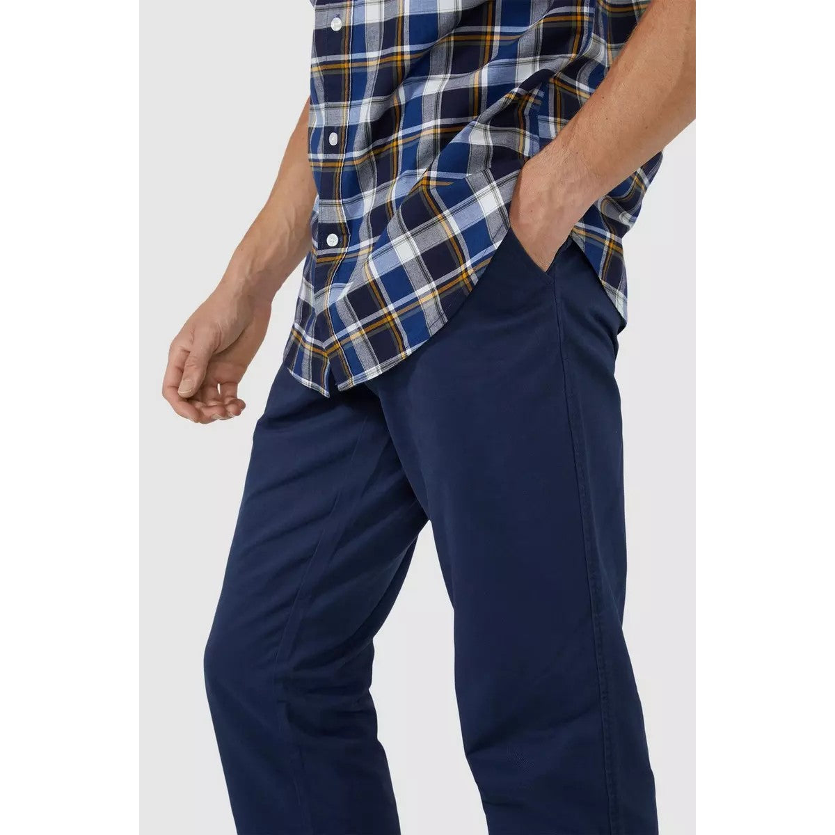 Royal Blue - Side - Maine Mens Chinos