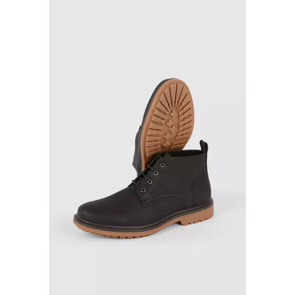Black - Side - Debenhams Mens Bennett Plain Ankle Boots