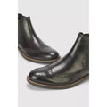Black - Back - RedTape Mens Downton Leather Ankle Boots
