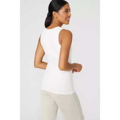 Cream - Back - Debenhams Womens-Ladies Secret Support Racerback Vest Top