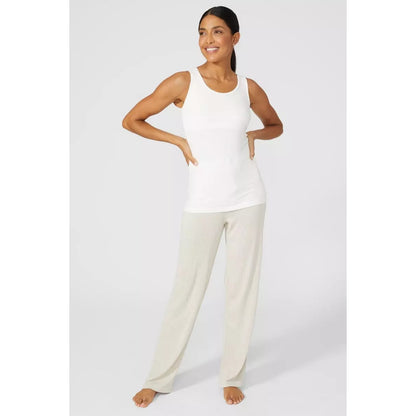 Cream - Side - Debenhams Womens-Ladies Secret Support Racerback Vest Top