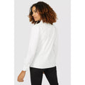 White - Back - Maine Womens-Ladies Cotton Fitted Shirt