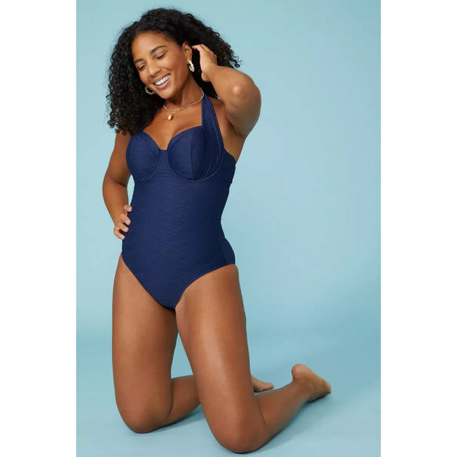 Womens padded one piece swimsuit sales