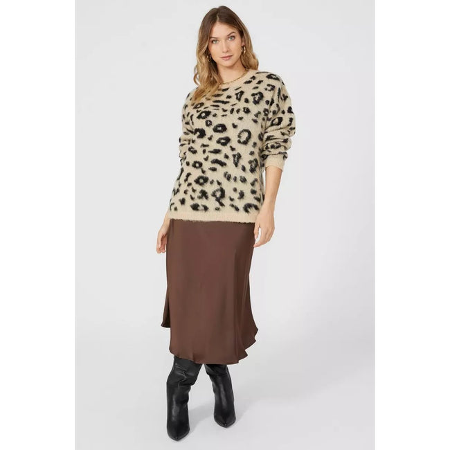 Principles Womens/Ladies Animal Print Knitted Jumper Discounts