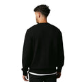 Black - Back - Maine Mens Premium Cotton V Neck Jumper