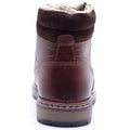 Brown - Back - RedTape Mens Sawston Leather Ankle Boots