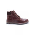 Brown - Close up - RedTape Mens Sawston Leather Ankle Boots