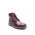 Brown - Front - RedTape Mens Sawston Leather Ankle Boots