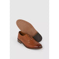 Tan - Back - RedTape Mens Thomas Blunt Leather Brogues