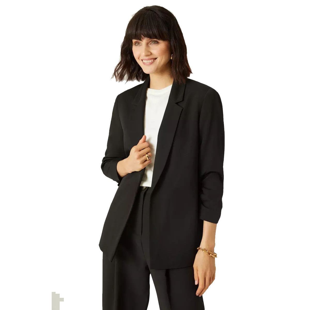 Principles Womens/Ladies Edge To Edge Tailored Ruched Blazer ...