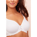 Black-White - Close up - Gorgeous Womens-Ladies Lace T-Shirt Bra (Pack of 2)