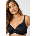 Black-Cherry - Side - Gorgeous Womens-Ladies Lace Moulded T-Shirt Bra (Pack of 2)