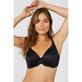 Black-Cherry - Lifestyle - Gorgeous Womens-Ladies Lace Moulded T-Shirt Bra (Pack of 2)