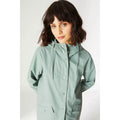 Light Green - Lifestyle - Principles Womens-Ladies Long Waterproof Jacket