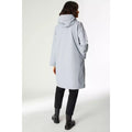 Light Grey - Back - Principles Womens-Ladies Long Waterproof Jacket