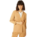Camel - Front - Principles Womens-Ladies Ruched Tailored Blazer