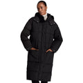 Black - Front - Principles Womens-Ladies Belted Padded Longline Coat