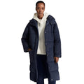 Navy - Front - Principles Womens-Ladies Belted Padded Longline Coat