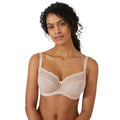 Fawn-Black - Side - Gorgeous Womens-Ladies Tabitha Non-Padded Bra (Pack of 2)