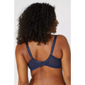 True Blue-Black - Side - Gorgeous Womens-Ladies Harlan Floral Non-Padded Bra (Pack of 2)