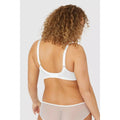 White - Back - Gorgeous Womens-Ladies Broderie Non-Padded Bra
