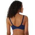 Navy-White - Lifestyle - Gorgeous Womens-Ladies Sketchy Floral Bra (Pack of 2)