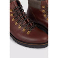 Brown - Side - Mantaray Mens Leon Leather Hiking Boots