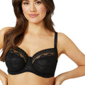 Black - Front - Gorgeous Womens-Ladies Lace Recycled Bra