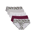 White - Front - Debenhams Womens-Ladies Blossom Knickers (Pack of 5)