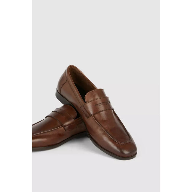 Debenhams Mens Declan Saddle Leather Soft Structure Loafers Discounts on great Brands
