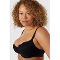 Black-White - Close up - Gorgeous Womens-Ladies T-Shirt Bra (Pack of 2)