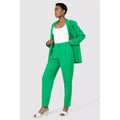 Bright Green - Lifestyle - Principles Womens-Ladies Longline Double-Breasted Tailored Blazer