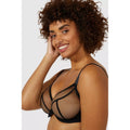 Black-White - Lifestyle - Gorgeous Womens-Ladies Sheer Non-Padded Bra (Pack of 2)