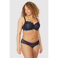 Navy - Lifestyle - Gorgeous Womens-Ladies Broderie Knickers