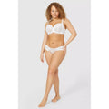 White - Pack Shot - Gorgeous Womens-Ladies Broderie Knickers