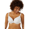 White - Front - Gorgeous Womens-Ladies Back Smoothing T-Shirt Bra