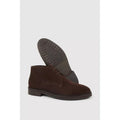 Brown - Back - Maine Mens Luca Suede Chukka Boots