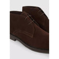 Brown - Side - Maine Mens Luca Suede Chukka Boots