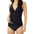 Black - Side - Debenhams Womens-Ladies Tankini Top