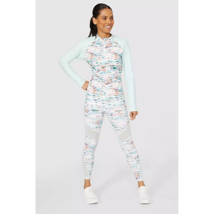 Mint - Lifestyle - Debenhams Womens-Ladies Zip Front Long-Sleeved Rash Guard