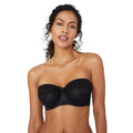 Black - Front - Gorgeous Womens-Ladies Charlotte Lace Strapless Bra