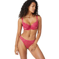Hot Pink - Front - Gorgeous Womens-Ladies Ellie Lace Sheer Bra