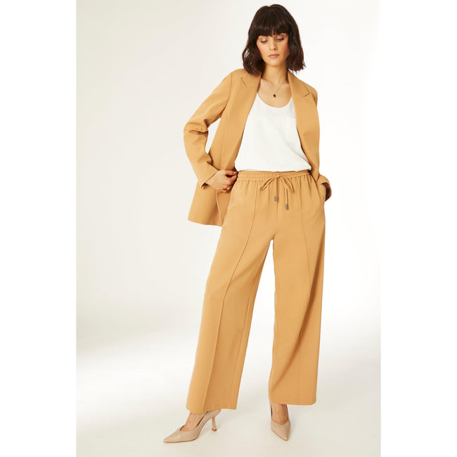 Knitted trousers  Camel  Ladies  HM IN