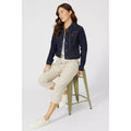 Dark Wash - Pack Shot - Mantaray Womens-Ladies Western Denim Jacket