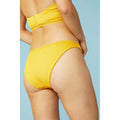 Mustard - Back - Mantaray Womens-Ladies Textured Bikini Bottoms